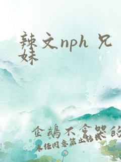 辣文nph 兄妹