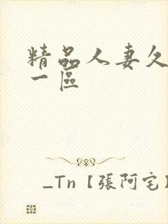 精品人妻久久久一区