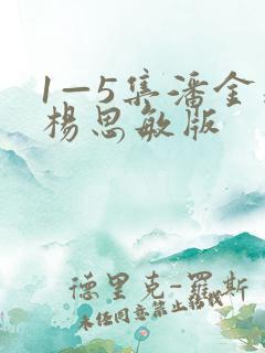 1—5集潘金莲杨思敏版