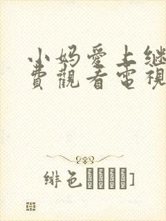 小妈爱上继子免费观看电视剧