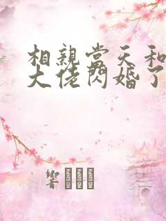 相亲当天和豪门大佬闪婚了小说完整版本