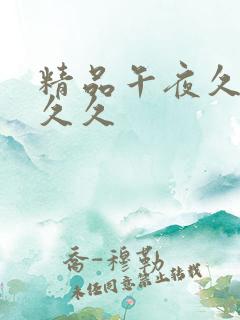 精品午夜久久久久久