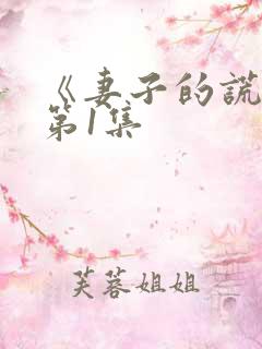 《妻子的谎言》第1集