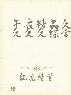 午夜精品久久久久久久综合