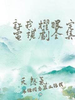 许我耀眼完整版电视剧全集免费观看