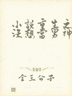 小说重生之我真没想当男神