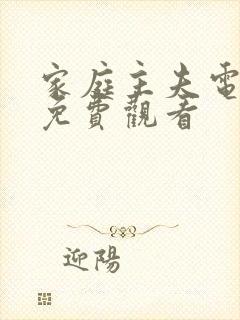 家庭主夫电视剧免费观看