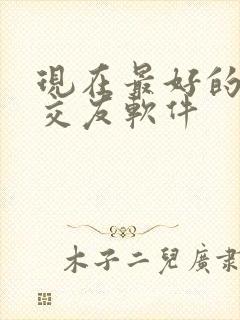 现在最好的约会交友软件