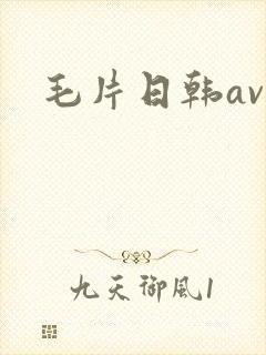 毛片日韩av影