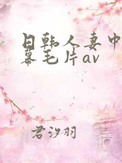 日韩人妻中文字幕毛片av