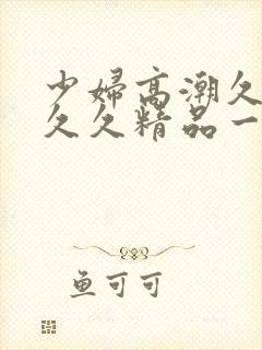 少妇高潮久久久久久精品一