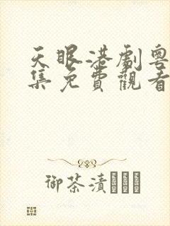 天眼港剧粤语全集免费观看