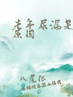 老年尿漏是什么原因