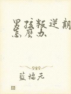 男孩叛逆期厌学怎么办