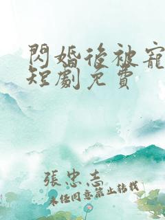 闪婚后被宠上天短剧免费