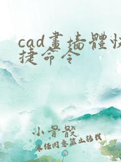 cad画墙体快捷命令