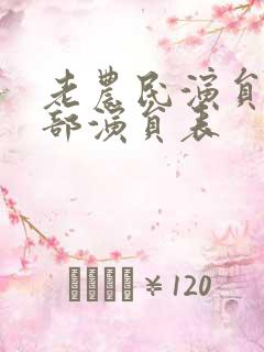 老农民演员表全部演员表