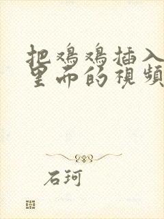 把鸡鸡插入阴部里面的视频