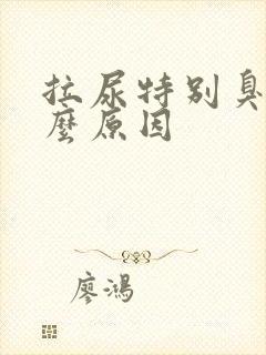 拉尿特别臭是什么原因