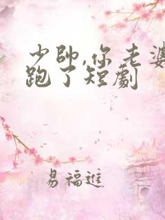 少帅,你老婆又跑了短剧