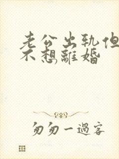 老公出轨但是我不想离婚