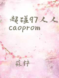 超碰97人人爽caoprom