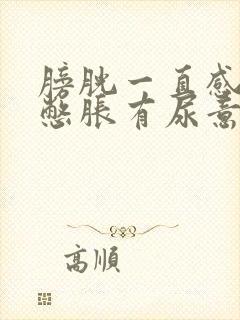 膀胱一直感觉到憋胀有尿意