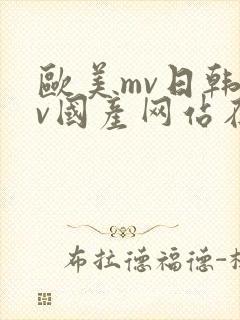 欧美mv日韩mv国产网站在线