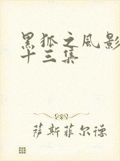 黑狐之风影第四十三集