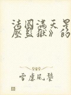 法国满天星《高压监狱》的导演和主演是谁