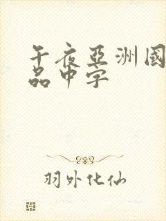 午夜亚洲国产精品中字