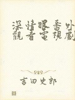 深情眼番外免费观看电视剧