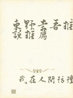 东野圭吾推理小说推荐