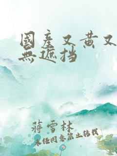 国产又黄又刺激无遮挡