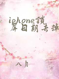 iphone锁屏日期去掉