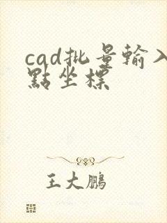 cad批量输入点坐标