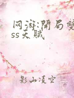 网游:开局双sss天赋