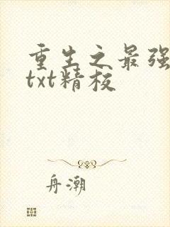 重生之最强人生txt精校