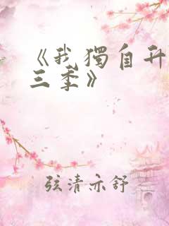 《我独自升级第三季》