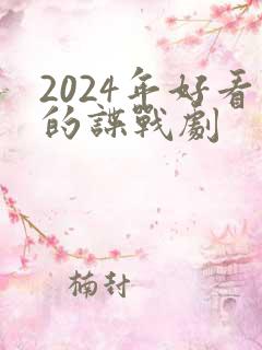 2024年好看的谍战剧