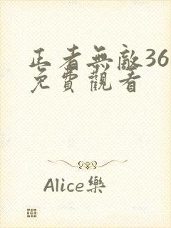 正者无敌36集免费观看