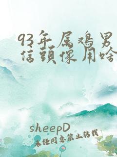 93年属鸡男微信头像用啥好