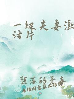 一级夫妻激情生活片