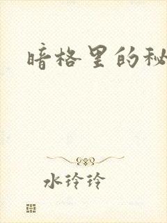 暗格里的秘密.