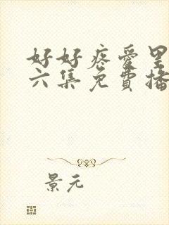 好好疼爱里面第六集免费播放