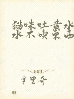 猫咪吐黄水拉黄水不吃东西