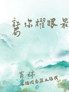 许你耀眼最后结局