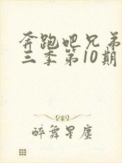 奔跑吧兄弟第十三季第10期