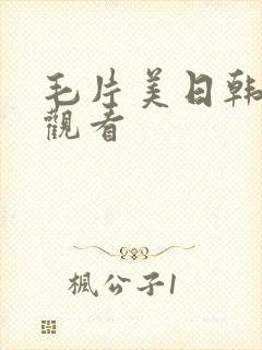 毛片美日韩免费观看
