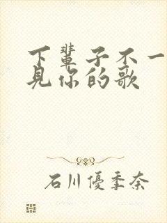 下辈子不一定遇见你的歌